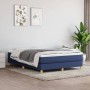 Blue fabric bed frame 140x190 cm by vidaXL, Beds and slatted bases - Ref: Foro24-3120612, Price: 97,08 €, Discount: %