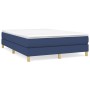 Blue fabric bed frame 140x190 cm by vidaXL, Beds and slatted bases - Ref: Foro24-3120612, Price: 97,08 €, Discount: %