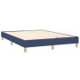 Blue fabric bed frame 140x190 cm by vidaXL, Beds and slatted bases - Ref: Foro24-3120612, Price: 97,08 €, Discount: %