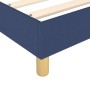 Blue fabric bed frame 140x190 cm by vidaXL, Beds and slatted bases - Ref: Foro24-3120612, Price: 97,08 €, Discount: %