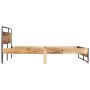 Solid untreated mango wood bed frame 200x200 cm by vidaXL, Beds and slatted bases - Ref: Foro24-285888, Price: 331,27 €, Disc...