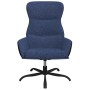 Relaxation armchair with blue fabric footrest by vidaXL, Armchairs - Ref: Foro24-3097469, Price: 106,65 €, Discount: %