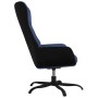 Sillón de relax con reposapiés de tela azul de vidaXL, Sillones - Ref: Foro24-3097469, Precio: 106,99 €, Descuento: %