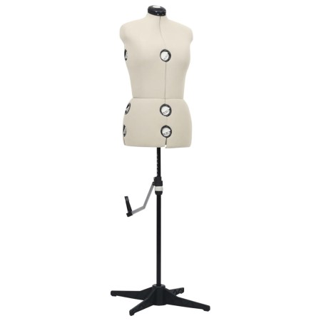 Adjustable tailor mannequin woman cream color size M 40-46 by vidaXL, Gallants at night - Ref: Foro24-288487, Price: 176,15 €...