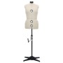 Adjustable tailor mannequin woman cream color size M 40-46 by vidaXL, Gallants at night - Ref: Foro24-288487, Price: 176,15 €...