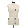 Adjustable tailor mannequin woman cream color size M 40-46 by vidaXL, Gallants at night - Ref: Foro24-288487, Price: 176,15 €...