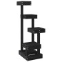 Árbol para gatos madera maciza de pino negro 45,5x49x103 cm de vidaXL, Mobiliario para gatos - Ref: Foro24-824652, Precio: 75...