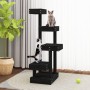 Árbol para gatos madera maciza de pino negro 45,5x49x103 cm de vidaXL, Mobiliario para gatos - Ref: Foro24-824652, Precio: 75...