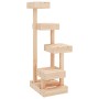 Árbol para gatos madera maciza de pino 45,5x49x103 cm de vidaXL, Mobiliario para gatos - Ref: Foro24-824648, Precio: 60,49 €,...