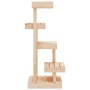 Árbol para gatos madera maciza de pino 45,5x49x103 cm de vidaXL, Mobiliario para gatos - Ref: Foro24-824648, Precio: 60,49 €,...