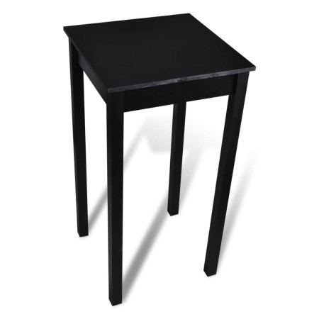 Black MDF high bar table 55x55x107 cm by vidaXL, Kitchen and dining tables - Ref: Foro24-240379, Price: 91,99 €, Discount: %