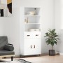 Tall white plywood sideboard 69.5x34x180 cm by vidaXL, Sideboards - Ref: Foro24-3200489, Price: 138,99 €, Discount: %