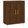 Tall oak brown plywood sideboard 69.5x34x180 cm by vidaXL, Sideboards - Ref: Foro24-3189948, Price: 126,14 €, Discount: %