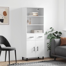 Tall white plywood sideboard 69.5x34x180 cm by vidaXL, Sideboards - Ref: Foro24-3200537, Price: 170,99 €, Discount: %