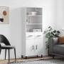 High glossy white plywood sideboard 69.5x34x180 cm by vidaXL, Sideboards - Ref: Foro24-3200539, Price: 151,64 €, Discount: %