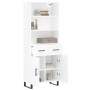 High glossy white plywood sideboard 69.5x34x180 cm by vidaXL, Sideboards - Ref: Foro24-3200539, Price: 151,64 €, Discount: %