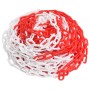 Red and white plastic warning chains 30 m long Ø8 mm by vidaXL, Safety signs - Ref: Foro24-150927, Price: 40,45 €, Discount: %