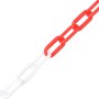 Red and white plastic warning chains 30 m long Ø8 mm by vidaXL, Safety signs - Ref: Foro24-150927, Price: 40,45 €, Discount: %