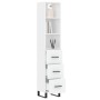 Tall white plywood sideboard 34.5x34x180 cm by vidaXL, Sideboards - Ref: Foro24-3189725, Price: 114,68 €, Discount: %