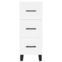 Tall white plywood sideboard 34.5x34x180 cm by vidaXL, Sideboards - Ref: Foro24-3189725, Price: 114,68 €, Discount: %