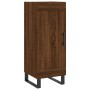 Aparador alto madera contrachapada roble marrón 34,5x34x180 cm de vidaXL, Aparadores - Ref: Foro24-3190116, Precio: 97,15 €, ...