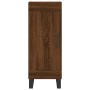 Aparador alto madera contrachapada roble marrón 34,5x34x180 cm de vidaXL, Aparadores - Ref: Foro24-3190116, Precio: 97,15 €, ...