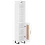 Tall white plywood sideboard 34.5x34x180 cm by vidaXL, Sideboards - Ref: Foro24-3190109, Price: 97,77 €, Discount: %