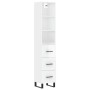 High glossy white plywood sideboard 34.5x34x180 cm by vidaXL, Sideboards - Ref: Foro24-3189727, Price: 120,62 €, Discount: %