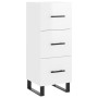 High glossy white plywood sideboard 34.5x34x180 cm by vidaXL, Sideboards - Ref: Foro24-3189727, Price: 120,62 €, Discount: %