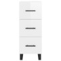 High glossy white plywood sideboard 34.5x34x180 cm by vidaXL, Sideboards - Ref: Foro24-3189727, Price: 120,62 €, Discount: %