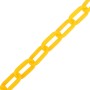 Yellow plastic warning chain 30 m Ø4 mm by vidaXL, Safety signs - Ref: Foro24-150935, Price: 27,58 €, Discount: %