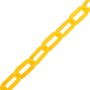 Yellow plastic warning chain 100 m Ø6 mm by vidaXL, Safety signs - Ref: Foro24-150938, Price: 83,21 €, Discount: %