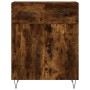 Aparador alto madera contrachapada roble ahumado 69,5x34x180 cm de vidaXL, Aparadores - Ref: Foro24-3200550, Precio: 133,57 €...