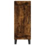 Aparador de madera contrachapada roble ahumado 34,5x34x180 cm de vidaXL, Aparadores - Ref: Foro24-3190114, Precio: 87,99 €, D...