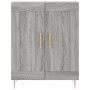 Aparador alto madera contrachapada gris sonoma 69,5x34x180 cm de vidaXL, Aparadores - Ref: Foro24-3189947, Precio: 126,19 €, ...