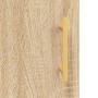 Tall plywood oak-colored highboard 69.5x34x180 cm by vidaXL, Sideboards - Ref: Foro24-3189944, Price: 150,29 €, Discount: %