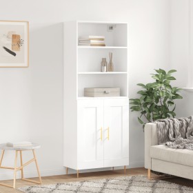 Aparador alto madera contrachapada blanco 69,5x34x180 cm de vidaXL, Aparadores - Ref: Foro24-3189941, Precio: 148,90 €, Descu...