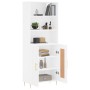 Aparador alto madera contrachapada blanco 69,5x34x180 cm de vidaXL, Aparadores - Ref: Foro24-3189941, Precio: 149,02 €, Descu...