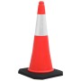 Reflective traffic cones with heavy base 4 pcs 75 cm by vidaXL, Road and traffic signs - Ref: Foro24-150943, Price: 108,56 €,...