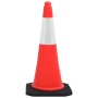 Reflective traffic cones with heavy base 4 pcs 75 cm by vidaXL, Road and traffic signs - Ref: Foro24-150943, Price: 108,56 €,...