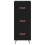 Black plywood sideboard 34.5x34x180 cm by vidaXL, Sideboards - Ref: Foro24-3189670, Price: 111,99 €, Discount: %