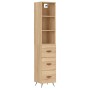 Sonoma oak plywood sideboard 34.5x34x180 cm by vidaXL, Sideboards - Ref: Foro24-3189672, Price: 105,58 €, Discount: %