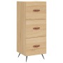 Sonoma oak plywood sideboard 34.5x34x180 cm by vidaXL, Sideboards - Ref: Foro24-3189672, Price: 105,58 €, Discount: %