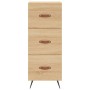 Sonoma oak plywood sideboard 34.5x34x180 cm by vidaXL, Sideboards - Ref: Foro24-3189672, Price: 105,58 €, Discount: %