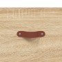 Aparador de madera contrachapada roble Sonoma 34,5x34x180 cm de vidaXL, Aparadores - Ref: Foro24-3189672, Precio: 107,99 €, D...