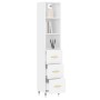 Aparador alto madera contrachapada blanco 34,5x34x180 cm de vidaXL, Aparadores - Ref: Foro24-3189677, Precio: 100,02 €, Descu...