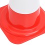 Conos de tráfico reflectantes 4 unidades rojo y blanco 50 cm de vidaXL, Señales de carretera y tráfico - Ref: Foro24-150945, ...