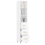 High glossy white plywood sideboard 34.5x34x180 cm by vidaXL, Sideboards - Ref: Foro24-3189679, Price: 107,91 €, Discount: %