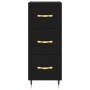 Black plywood sideboard 34.5x34x180 cm by vidaXL, Sideboards - Ref: Foro24-3189678, Price: 101,99 €, Discount: %