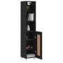 Black plywood sideboard 34.5x34x180 cm by vidaXL, Sideboards - Ref: Foro24-3190062, Price: 94,34 €, Discount: %